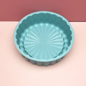 Silicone Round Pan Charlotte Cakes Baking Pan Sponge Flan  Silicone Molds - Green