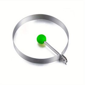 1pc Stainless Steel Fried Egg Pancake Shaper Omelette Mould - Circular