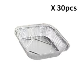 Disposable Aluminum Foil Meal Prep Cookware Square Pans, Oven, Toaster, Grill, Cooking, Roasting, Broiling