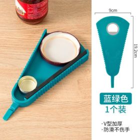 Multifunctional Bottle Cap Opener Tin Opener Lid Opener Can Openers Bottle Cap Opener Beer Screwdriver Universal Bottle Opener - Blue
