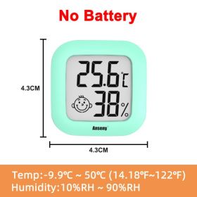 Mini LCD Digital Thermo-Hygrometer Humidity Temperature Measuring Air Comfort Indicator Thermometer Sensor Digital Moisture - white1