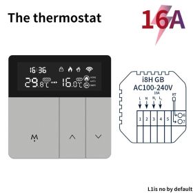 Tuya WiFi Smart Thermostat APP Remote Alexa Alice Home Temperature Controller 11V 220V Electric Heating Smart Life - 16A Electric Heating - WIFI