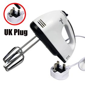 Multifunctional 7 Speed Mini Mixer Electric Food Blender Handheld Mixer Egg Beater Automatic Cream Food Cake Baking Dough Mixer - UK Plug