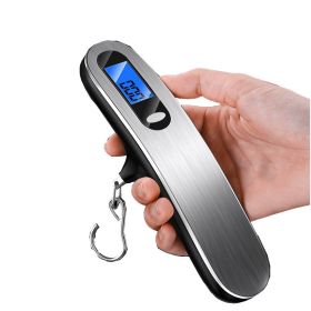 Digital Luggage Scale 50kg Portable LCD Display Electronic Scale Weight Balance Suitcase Travel Bag Hanging Steelyard Scale Tool - China - 50KG-Black