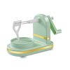 1pc Fruit Peeler; Multi-functional Manual Peeler; For Pear; Potato; Apple Peeling Knife; Household Artifact 8.6in*5.9in - Light Green
