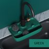 1pc Splash Guard For Sink Faucet; 10.63"x5.51"; Faucet Drain Rack; Super Absorbent Fast Drying Mat Sink Gadgets; Drip Catcher For Kitchen - Green