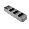 Compact Cutlery Organizer; Spoons Forks Kitchen Drawer Tray - Gray - 1pc