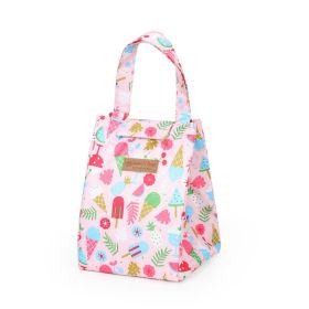 1pc Lunch Box Bag; Japanese Style Fashion School Lunch Bag; Portable Lunch Bag; Thermal Insulation Bag - Cool Summer