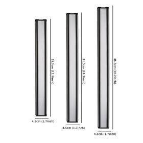 1pc Magnetic Knife Strips; Stainless Steel Magnetic Knife Bar - Use As Knife Holder; Knife Rack; Knife Strip; Kitchen Utensil Holder And Tool Holder -