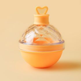 Whiskey Ice Ball Mold Freeze Ball Shaped Ice Cube Silicone Ice Tray Light Bulb Round Ball Home Made Ice Ball - Yellow