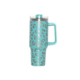 40oz Adventure Quencher Tumbler Thermos Vacuum Cups With Handle Stainless Steel Travel Water Cup Stay Ice Cold Car Coffee Mug - 1000-1500ml - 22