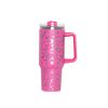 40oz Adventure Quencher Tumbler Thermos Vacuum Cups With Handle Stainless Steel Travel Water Cup Stay Ice Cold Car Coffee Mug - 1000-1500ml - 20