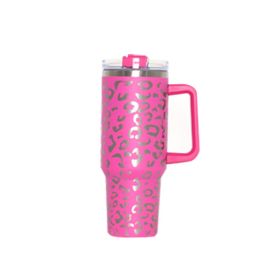 40oz Adventure Quencher Tumbler Thermos Vacuum Cups With Handle Stainless Steel Travel Water Cup Stay Ice Cold Car Coffee Mug - 1000-1500ml - 20