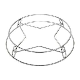 1pc Stainless Steel Kitchen Pot Holder; Steam Pot Holder; Heat Insulation Pad; Anti-scalding Rack - 1 Piece