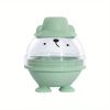 1pc; Large Whiskey Ice Cube Mold; Sphere Ice Cube Mold Tray With Lid; Silicone Ice Maker; Household Ice Cube Box; Kitchen Supplies - Green Bear