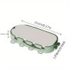 1pc New Ice Cream Ice Cream Mold Household Homemade Food Grade Silicone Popsicle Ice Cream Grinder - Green