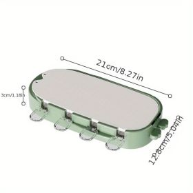 1pc New Ice Cream Ice Cream Mold Household Homemade Food Grade Silicone Popsicle Ice Cream Grinder - Green