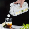 1pc Ice Ball Maker Kettle Kitchen Bar Accessories Gadgets Creative Ice Cube Mold 2 In 1 Multifunctional Container Pot - Pink
