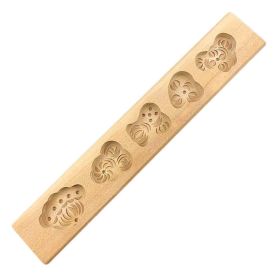 Wooden Moon Cake Mold Steamed Pumpkin Pie Pastry Mold Wooden