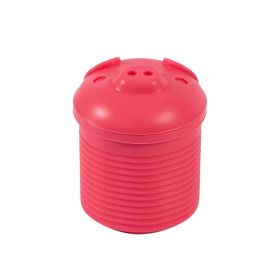 1pc, Cute Pig Silicone Grease Container with Filter Mesh - Perfect for Cooking Oil, Bacon Grease, and More - Kitchen Supplies - Red Bacon Grease Conta