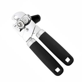 Can Opener, 4-in-1 Can Opener, Bottle Opener, Multi-functional Stainless Steel Canning Knife, Suitable For Home Use - 1pc