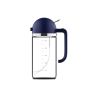 1pc 2-in-1 Oil Bottle Spray And Automatically Open Pour Olive Oil Gravy Boats Grill Sprayer Leak-proof Nozzle BBQ Kitchen Accessories - Blue