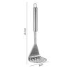 Stainless Steel Manual Potato Press; Baby Food Masher; Wavy Potato Press; Kitchen Gadgets - Round Hole Potato Press