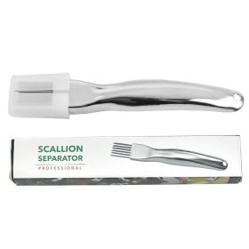 Stainless Steel Onion Cutter; Green Onion; Veggie Chopper; Multifunctional Scallion Cutter - Style 1