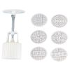 6 Stamps Bean Paste Cake Ellipse Baking Molds Plastic Moon Cake Mold Baking Tools Cake Mold Cookie Mold 45G - Default