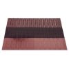 6 Pcs Heat-Resistant PVC Placemat for Dining Table Woven Polyester Stain Resistant Table Mats Easy to Clean, Wine Red - Default