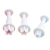 2 Sets Star Shape Cookie Cutters Decorating Fondant Embossing Tool Plunger Cake Cutter Biscuits Mold - Default