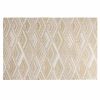 4 Pcs PVC Placemats Dining Table Place Mats Heat Resistant Woven Polyester Non-slip Table Mats 17.7x11.8 inch, Gold - Default