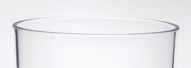 Oval Halo Acrylic Glasses Drinking Set of 4 DOF (12oz), Plastic Drinking Glasses, BPA Free Cocktail Glasses, Drinkware Set