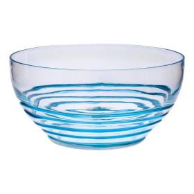 Swirl Acrylic Serving Bowls, Unbreakable Large Plastic Bowls, Soup Bowls, Salad Bowls, Cereal Bowls