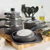 18 Piece Non-stick Cookware Set, Steel Gray - Tramontina
