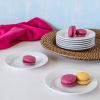 Better Homes & Gardens Porcelain Round Appetizer Plates, White, Set of 8 - Better Homes & Gardens