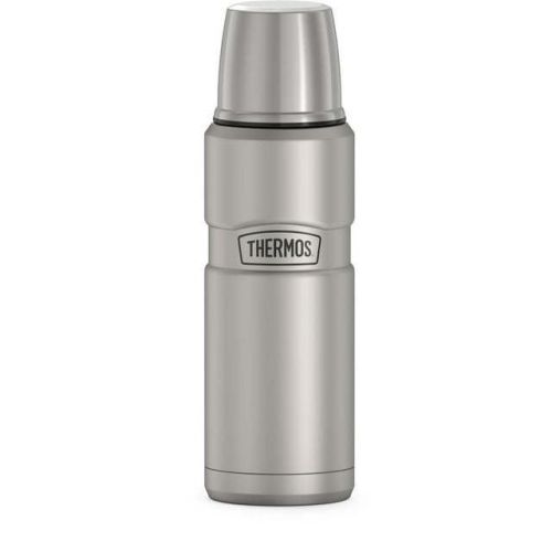 Thermos Stainless King Vacuum Insulated Stainless Steel Beverage Bottle, 16oz, Matte Stainless Steel - Thermos