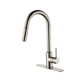 Kitchen Faucet with Pull Down Sprayer - as Pic