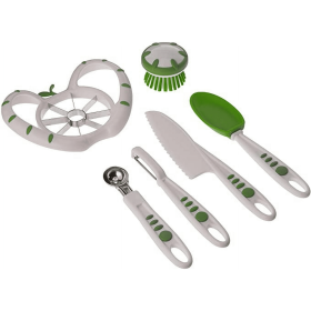 Curious Chef Children's 6-Piece Fruit and Veggie Prep Kit - Curious Chef