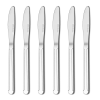 Bestdin Dinner Knife Set, 24 Pieces 8-inch Kitchen Knives, Pattern Design Stainless Steel Cutlery Knife Set