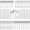Bestdin Silverware Set, 40 Pieces Stainless Steel Flatware Set for 8, Include Fork Knife Spoon Set, Mirror Polished, Dishwasher Safe, Cutlery Set