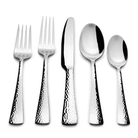 Boston Warehouse Kitchinox Perles 43-piece Silverware Set, Flatware Service for 8 (98376) - Boston Warehouse