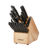 Farberware Edgekeeper 16-piece Triple Rivet Block Set with Built in Knife Sharpener, Natural - Visit the Farberware Store