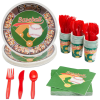 144 Piece Baseball Birthday Party Supplies with Baseball Plates, Napkins, Cups, and Cutlery for Boys and Girls, Decorations (Serves 24) - Juvale