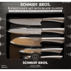Legacy Series, Ultra Sharp Knife Set + Blade Guards -5 Pc