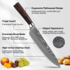 Oserlo Knife Set 3 for Kitchen, Japanese Chef Knife Set, Non-stick Coated High Carbon Stainless Steel Knife Sets for Kitchen with Block, 3 Piece - Cut