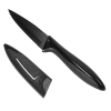 Chef Craft Premium Paring Knife with Sheath, 3 inch Blade 8 inches in Length, Black - Chef Craft