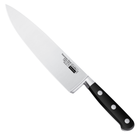 Cooks Standard Kitchen Chef's Knife 8-inch, High Carbon Stainless Steel German Blade Steel Sharp Kitchen Knife, Ergonomic Handle, Black - Cooks Standa