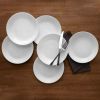 Winter Frost White Dinner Plate, Set of 6 - 10.25''