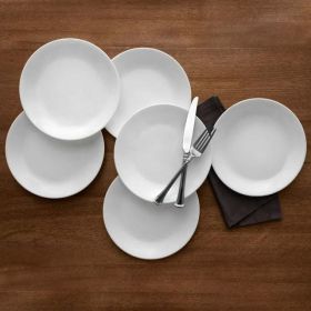 Winter Frost White Dinner Plate, Set of 6 - 10.25''
